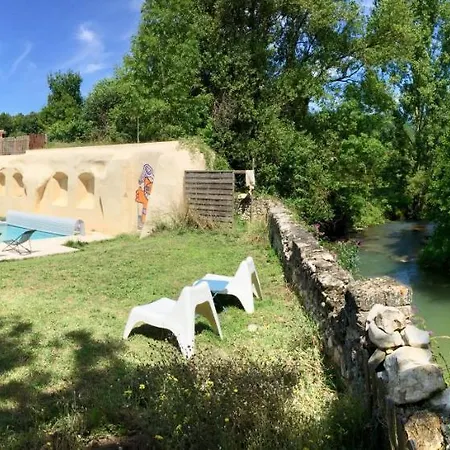 Les Pieds Dans L'Eau, L'Estancot - Riviere Privee - Piscine Nyaraló Blacons